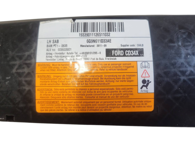 Подушка безопасности в сиденье 6G9N611D33AE, 609933901   Ford S-MAX
