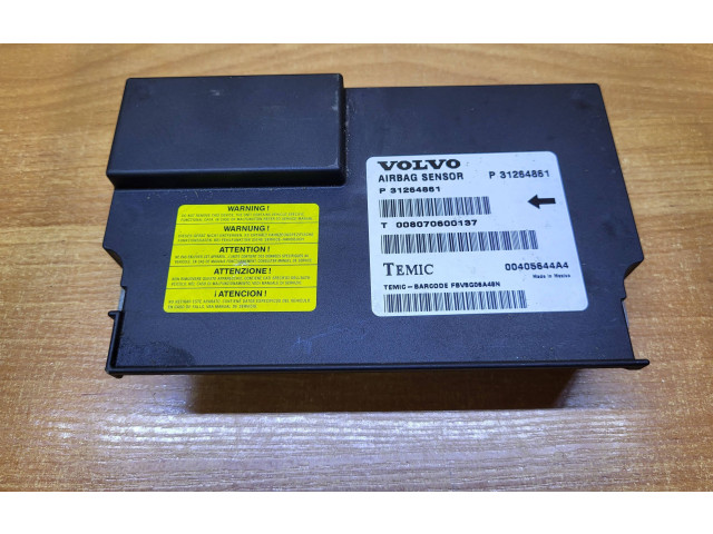 Блок подушек безопасности 31264861, 00405644A4 Volvo S80