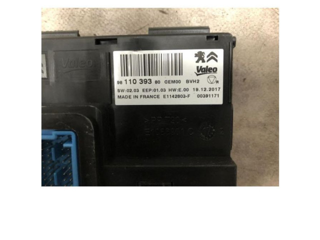 Блок управления 9811039380, 9811039380 Citroen C3 Aircross