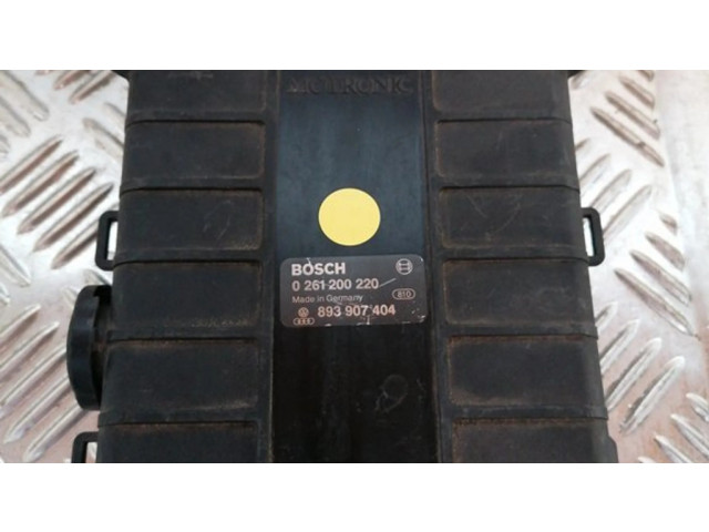 Блок управления двигателя 893907404, 0261200220 Audi 80 90 B3
