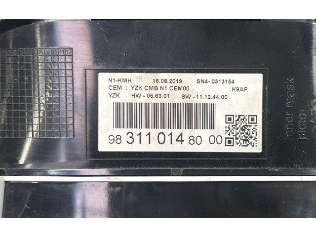 Přístrojová deska  Citroen Berlingo 2019 983110148000, SN40313154  