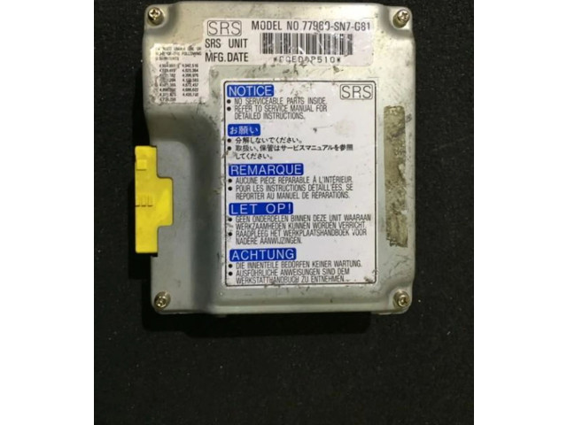 Блок подушек безопасности 77960SN7G81 Rover 620