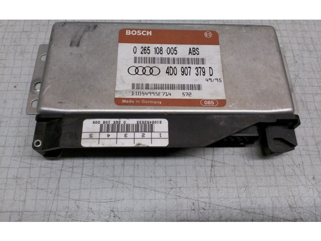 Блок управления АБС 0265108005, 4D0907379D   Audi A6 S6 C5 4B