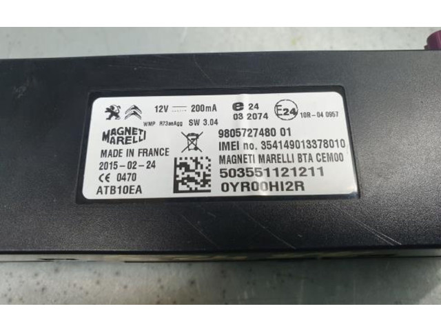 Блок комфорта 980572748001, 10R040957   Citroen C4 II Picasso   