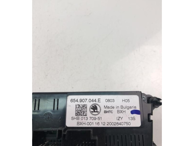 Блок управления климат-контролем 654907044E, LT1146 Skoda Karoq
