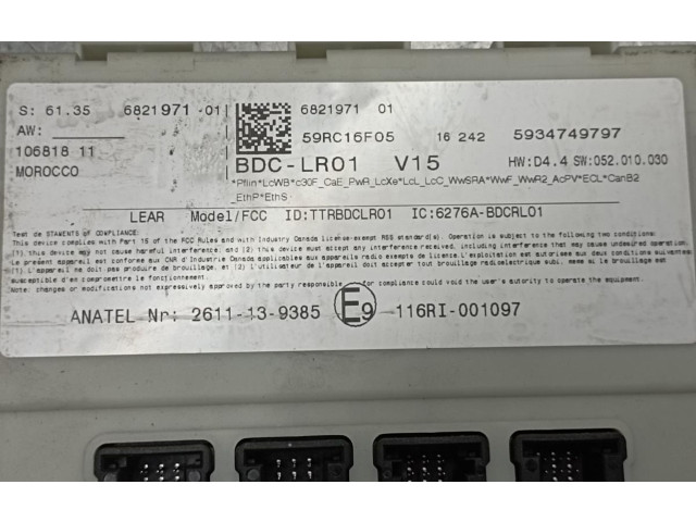 Блок комфорта 6135682197101, 5934749797   Mini One - Cooper F56 F55   