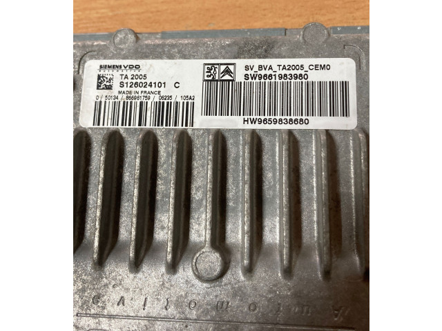 Блок управления коробкой передач SW9661983980, HW9659838680 Citroen C4 I