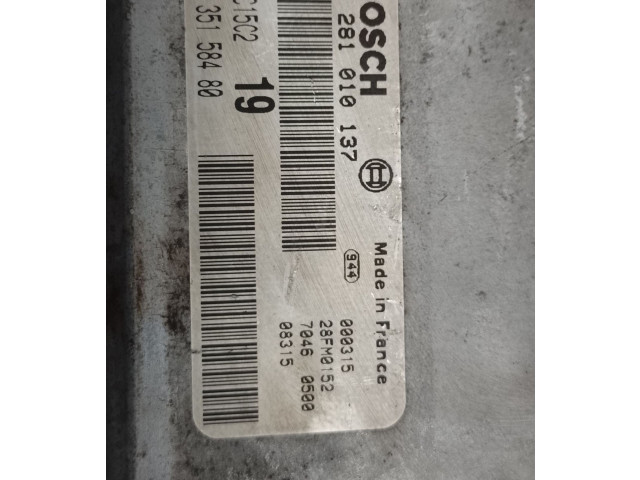 Топливная рампа 0281010137, 9635158480   Citroen Xsara   для двигателя RHY