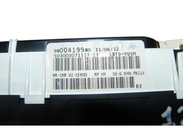 Přístrojová deska Peugeot 508 2013 9805976080, 9800419980