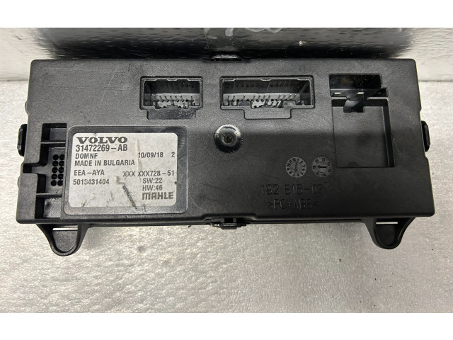 Поршень Блок управления кондиционером  31472269  Volvo XC90  