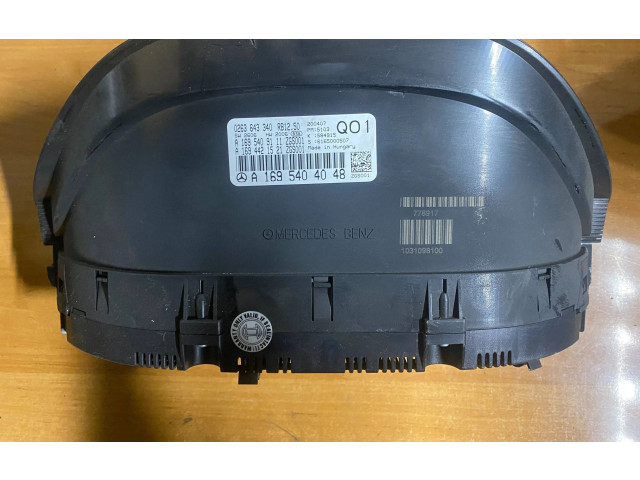 Панель приборов A1695404048   Mercedes-Benz A W169       