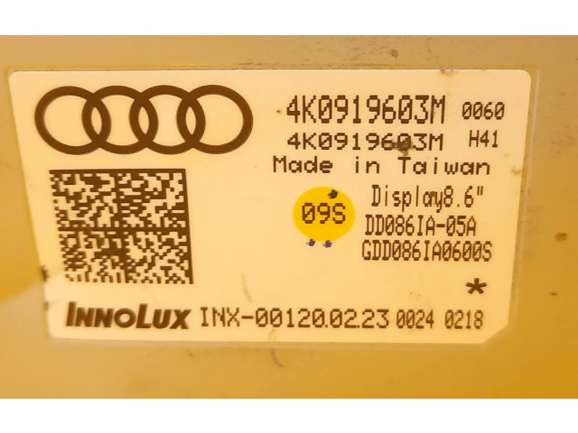 Дисплей    4K0919603M, 4K0919603M   Audi A6 S6 C8 4K