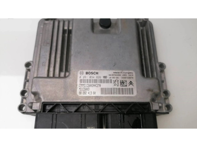 Блок управления двигателя 9828241380, 0281034826   Peugeot 2008 II