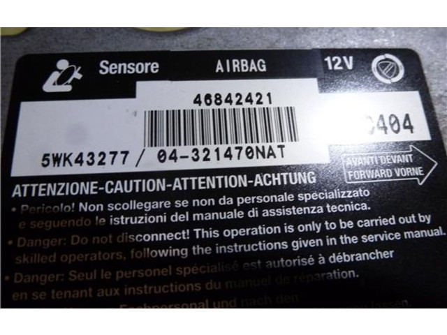 Блок подушек безопасности 46842421 Alfa Romeo 166