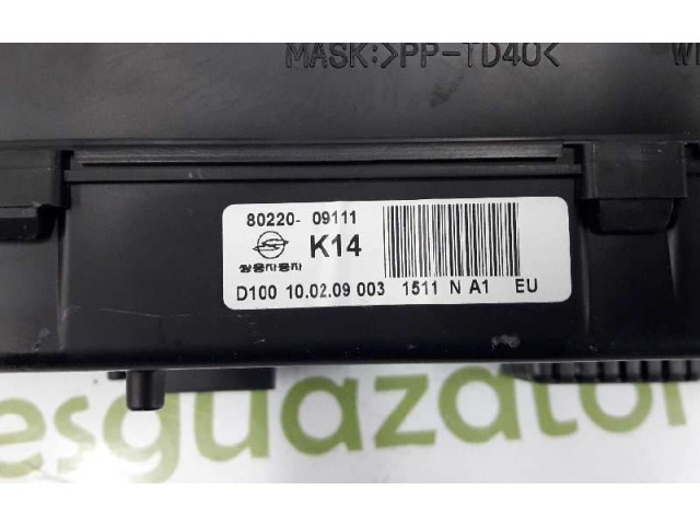 Панель приборов 8022009111, 8022009111 SsangYong Kyron