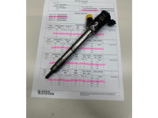 Форсунка 0445110955, 9828959880    Peugeot 2008 I   