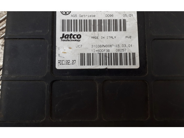 Блок управления коробкой передач 09B927750, 31036PW006   Volkswagen PASSAT B7