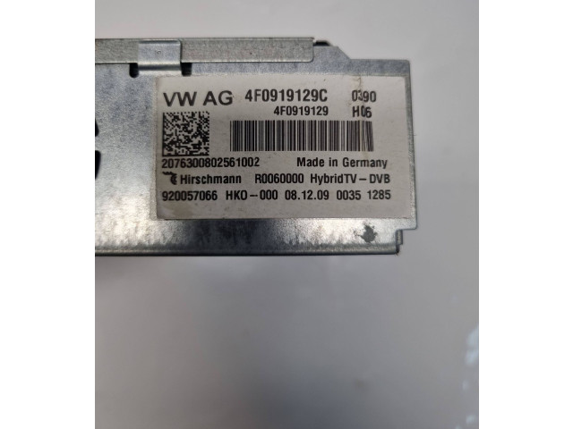 Модуль управления видео  4F0919129C, 920057066   Audi A8 S8 D3 4E 