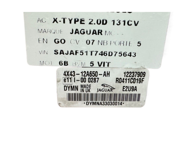 Блок управления АБС R0411C019F, 4X43-12A650-AH Jaguar X-Type