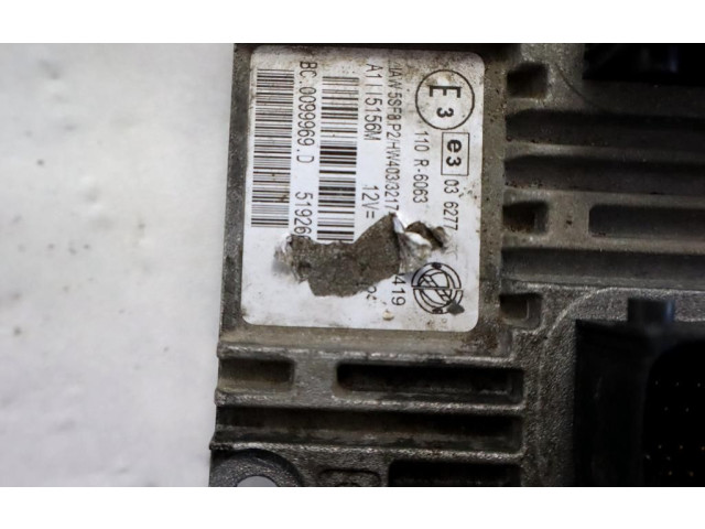 Řídící jednotka 27308   Fiat Punto (199) 2012