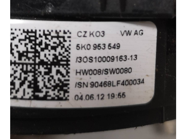 Подрулевой шлейф SRS 5K0953549 Volkswagen Caddy