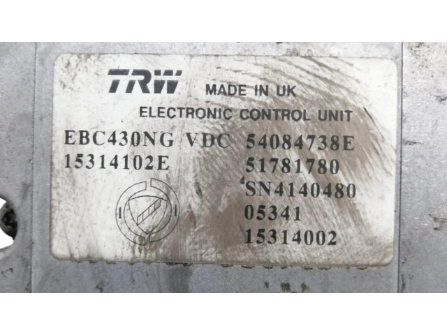 Блок АБС 15314102E Alfa Romeo 166 2003-2009 года