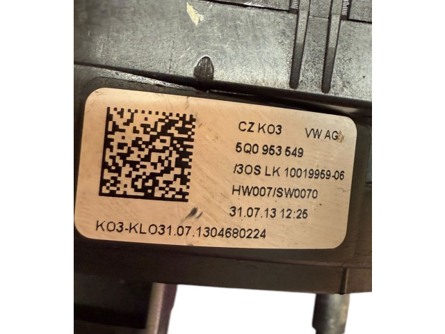 Подрулевой шлейф SRS 5Q0953549, 5Q0953507AD   Skoda Fabia Mk3 (NJ)