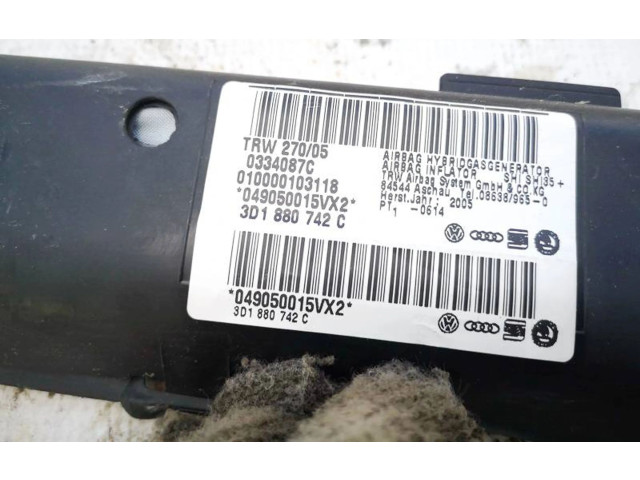Боковая подушка безопасности 3d1880742c, 3D1880742C Volkswagen Phaeton
