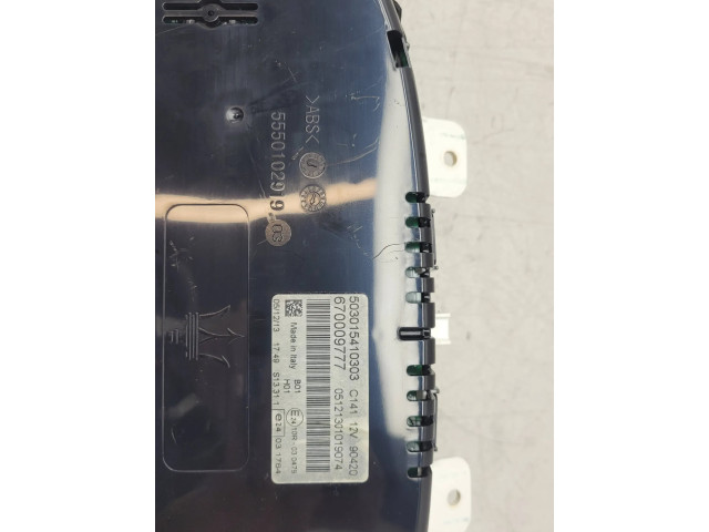 Панель приборов 670009777, 5550102919   Maserati Ghibli       