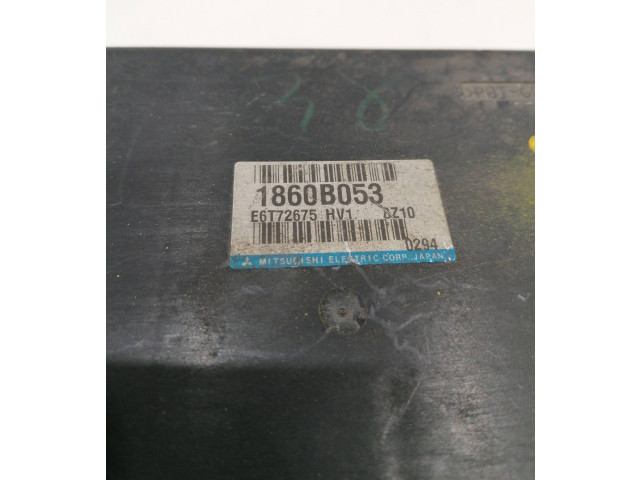 Блок управления двигателя 1860B053, E6T72675 Mitsubishi Lancer VIII