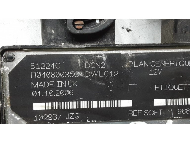 Řídící jednotka 9650359580, 9661879080 Citroen Berlingo 2001