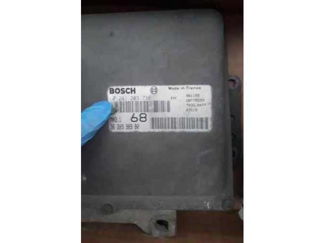 Turbodmychadlo Блок управления двигателем ECU 0261203736 Peugeot 106