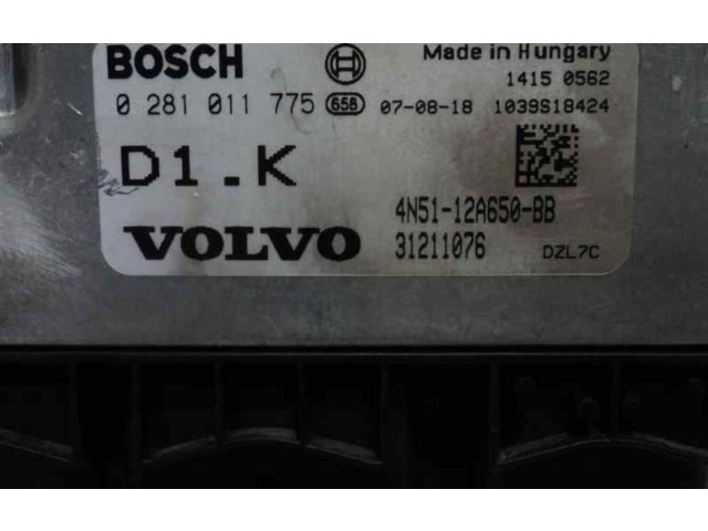 Блок управления двигателем Блок управления 0281011775   Volvo V50