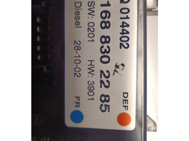 Блок управления климат-контролем 1688302285, E014402 Mercedes-Benz A W168