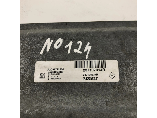 Блок управления двигателя 237107314R   Renault Clio IV