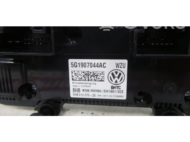 Блок управления климат-контролем 5G1907044AC, 5G1907044AE   Volkswagen Golf Sportsvan