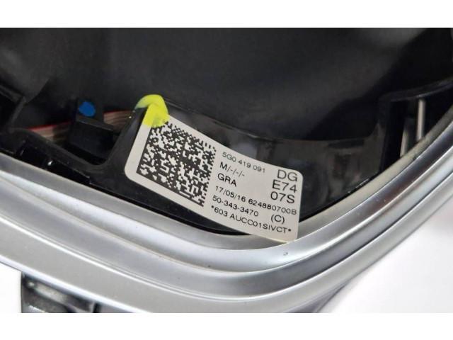 Руль Volkswagen Golf VII 2013 - 2019 года 5G0419091DG, 624880700B