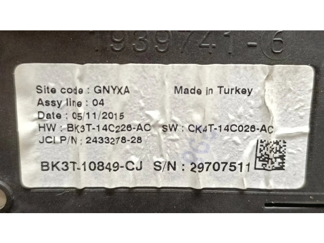 Přístrojová deska Ford Transit Custom 2015 BK3T10849CJ, 29707511
