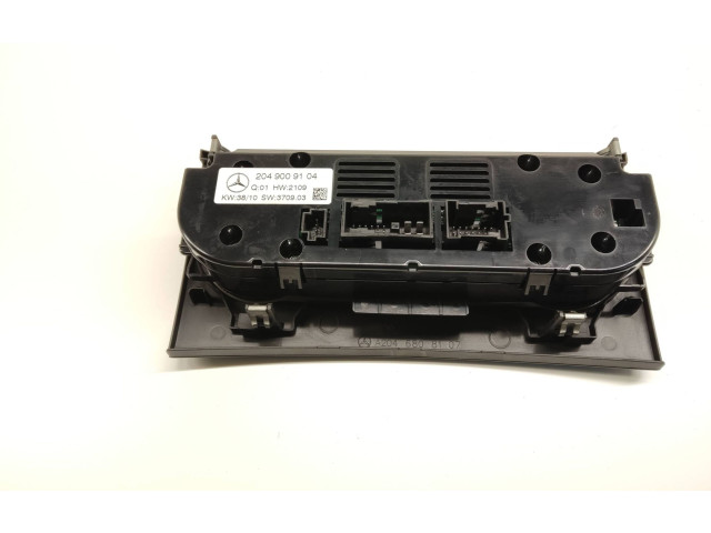 Блок управления климат-контролем 2049009104, A2049009104   Mercedes-Benz GLK (X204)
