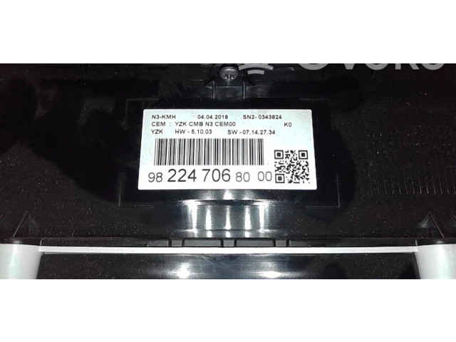 Přístrojová deska Peugeot Expert 2018 9837546480