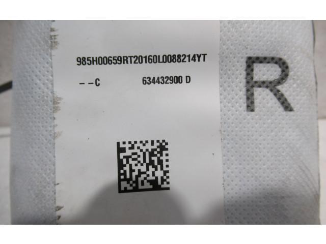 Подушка безопасности в сиденье 634432900   Renault Clio V