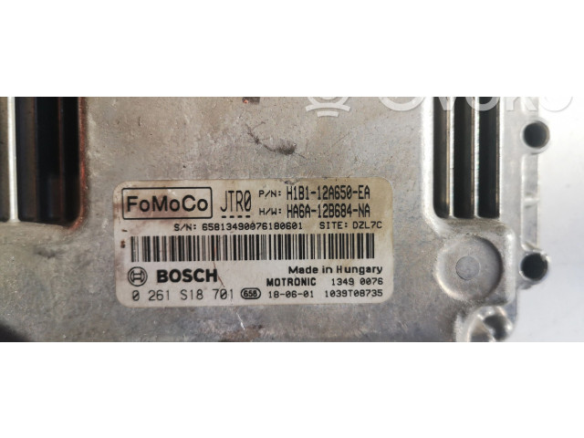 Řídící jednotka HA6A-12B684-NA, HA6A-12B684-NA H1B1-12A650-EA 0261S18701 Ford Fiesta 2015