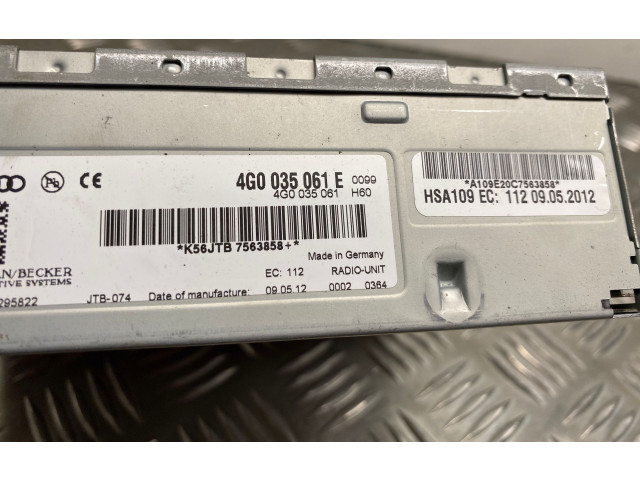 Радио/ проигрыватель CD/DVD / навигация 4G0035061E, 4G0035061H60   Audi S5