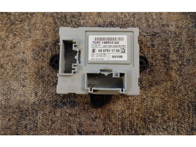 Блок управления дверью 7G9T14B533GD, 0507911700 Jaguar XF X250