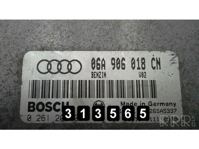 Блок управления двигателя 06A906018CN   Audi A3 S3 8L