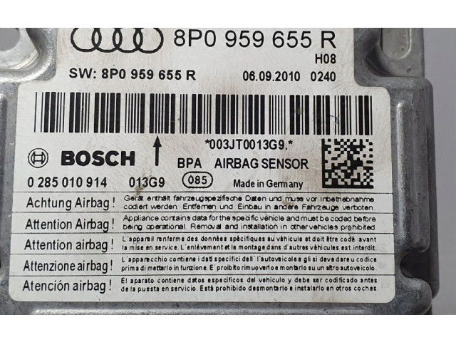 Блок подушек безопасности 8P0959655R, 8P0959655R Audi A3 S3 8P