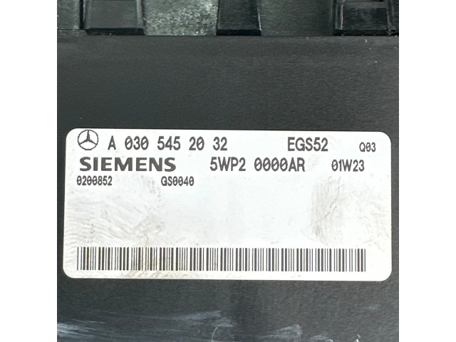 Блок управления коробкой передач A0305452032, 0200852   Mercedes-Benz E W211