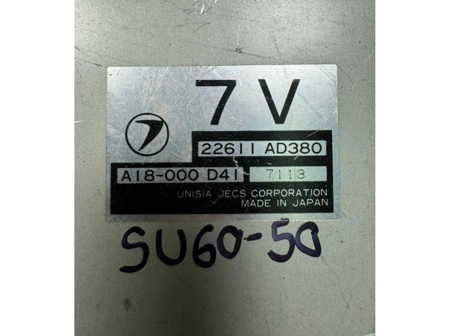 Подушка безопасности водителя 22611AD380, A18000D41   Subaru Impreza I