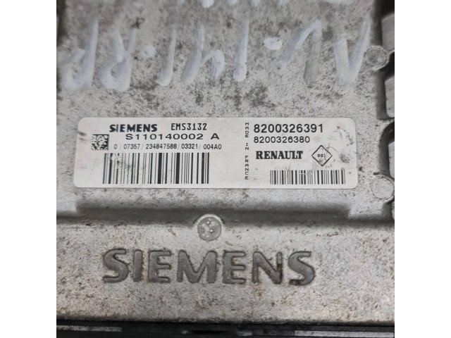 Řídící jednotka 8200326391, 8200326380 Renault Thalia I 2004