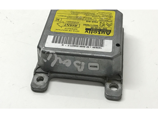 Блок подушек безопасности 550748300, 9637176880 Citroen Berlingo